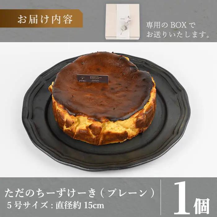 a1011-A チーズケーキ(プレーン) 【シフォンケーキのお店 エクリュ】 姶良市 チーズケーキ ケーキ スイーツ お菓子 お土産 手土産 おやつ デザート グルテンフリー 洋菓子 ギフト
