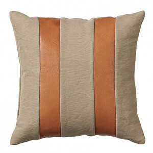 Combination Cushion Stripe ベージュ×キャメル【SWOF】【1426399】