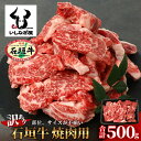 【ふるさと納税】【訳あり】石垣牛 焼肉用　(不揃い)　500g ｜ 訳アリ 沖縄県 石垣島 石垣牛 国産 黒毛和牛 牛肉 牛 和牛 焼肉 BBQ 送料無料 AB-26