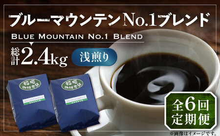 【全6回定期便】ブルーマウンテン NO.1 ブレンド コーヒー ( 浅煎り )[VAS168] 珈琲 コーヒー 