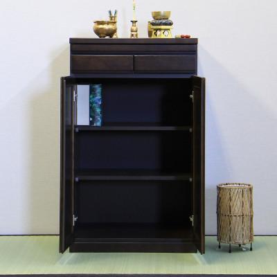 ふるさと納税 大川市 仏壇下台 大川家具 完成品 60cm AKBU-01-60H BR |  | 03