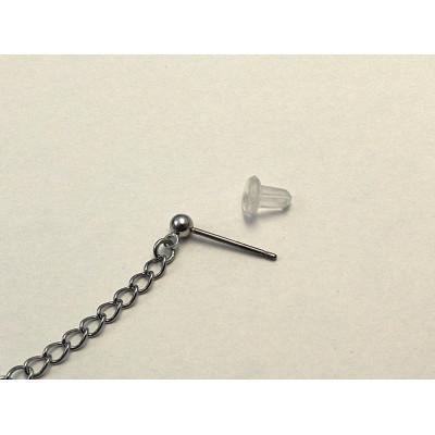 ふるさと納税 和泉市 ターコイズブルーのSwing10mm玉ピアス |  | 03