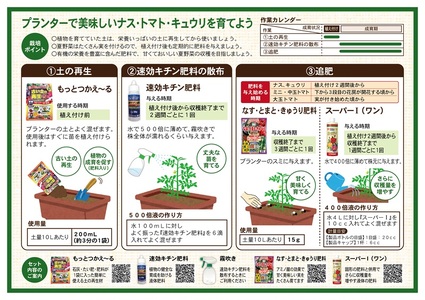 夏野菜栽培資材セット (a14-061)