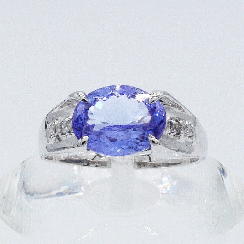 
                  タンザナイト リング 2.0ct  Ag900[Pt100] （161195-t） (BR-103)
                
