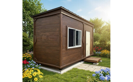 無垢の外観が素敵なレブユニット「ログBOX」4型