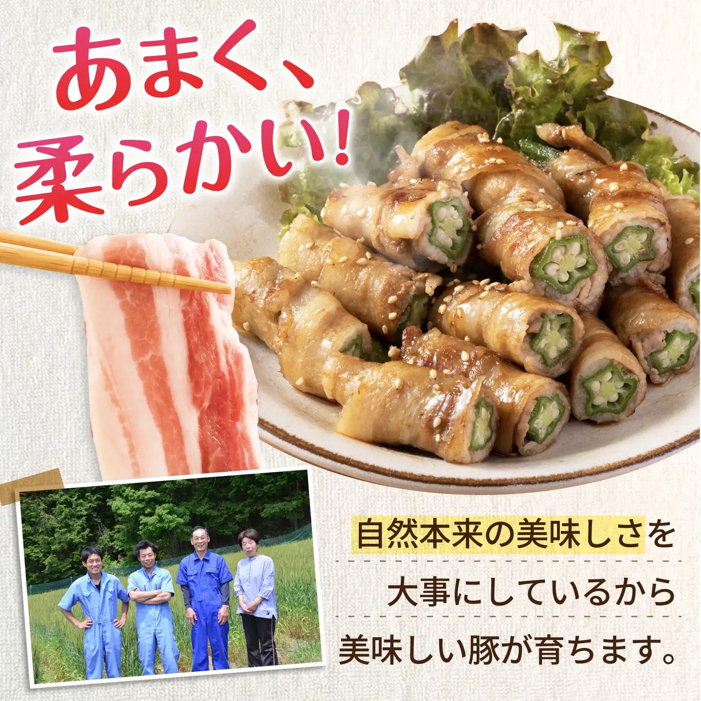《バラ凍結》あんしん豚 バラ薄切り 500g 豚肉 小間切れ 豚バラ 薄切り スライス バラ肉 薄切り肉 バラ 小分け 冷凍 国産 パラパラ 白川町 / 藤井ファーム[AWAF093]