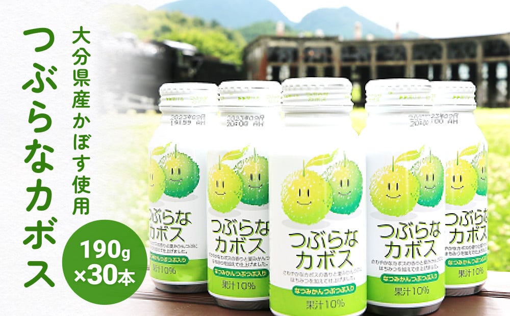 
            大分県産かぼすを使った「つぶらなカボス」 かぼす カボスドリンク 大分 大分県産 夏みかん 粒入り つぶつぶ 食感 さわやか 清涼飲料 水果 果汁飲料 フルーツ 柑橘 柑橘類 飲み物 おいしい 美味しい 清涼 やさしい飲みごたえ 飲み口 爽やか
          