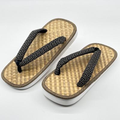 ふるさと納税 王寺町 信貴×雪丸　毘沙門亀甲　SNEAKERS雪駄(BS白あじろ05青海波) |  | 01