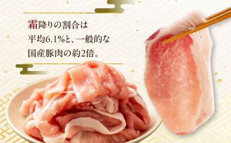 瑞浪ボーノポーク 肩ロース スライス 1.8kg (300g×6) 瑞浪市 / マルチョウ渡辺精肉店 冷凍 豚肉 国産 小分け お取り寄せ[AZCW046]