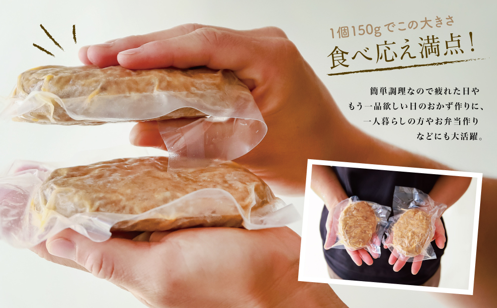 スチーム仕立てのごちそうハンバーグ 150g×11個 ［みなみさつまのミートデリ］ 山野井 ごはん おかず 惣菜 グルメ ハンバーグ スチームハンバーグ 豚肉 牛肉 冷凍 加熱調理済み 電子レンジ調理