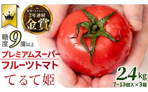 
                  《 2027年 収穫分 》2～6月配送 スーパーフルーツトマト てるて姫 約800g×3箱【7〜13玉/1箱】 糖度9度以上 先行予約 フルーツトマト ブランドトマト 野菜 ギフト 贈答 青空レストラン アド街ック天国 グッドモーニング 黄金のワンスプーン 昼めし旅 [BC037sa]
                