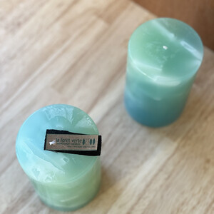 グラデーション円柱キャンドル【防災 停電 キャンプ 癒し アウトドア おしゃれ シンプル ろうそく ロウソク ローソク 仏壇 リラックス 北欧 ナチュラル インテリア雑貨 日用品雑貨 生活雑貨 神奈川