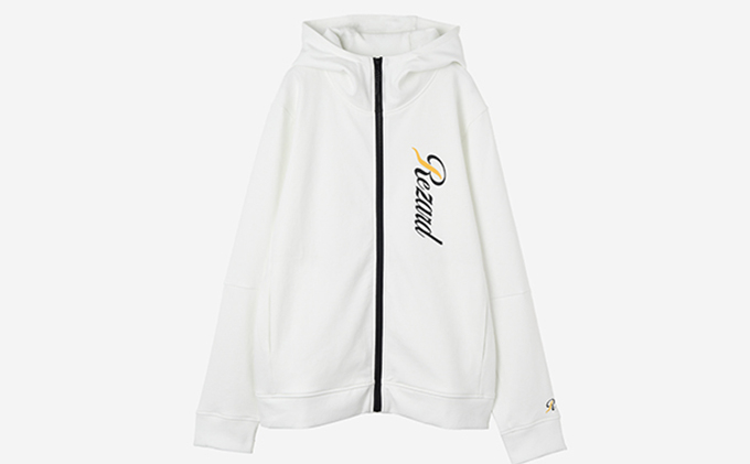 
【ReZARD Sports×FUKUSHIMA FIREBONDS】Zip-up Hoodie White／S・M・L・XLサイズ
