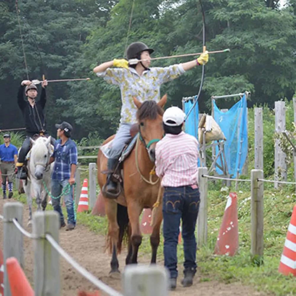 流鏑馬体験プログラム90分（2名様分） レターパックプラス 青森県十和田市