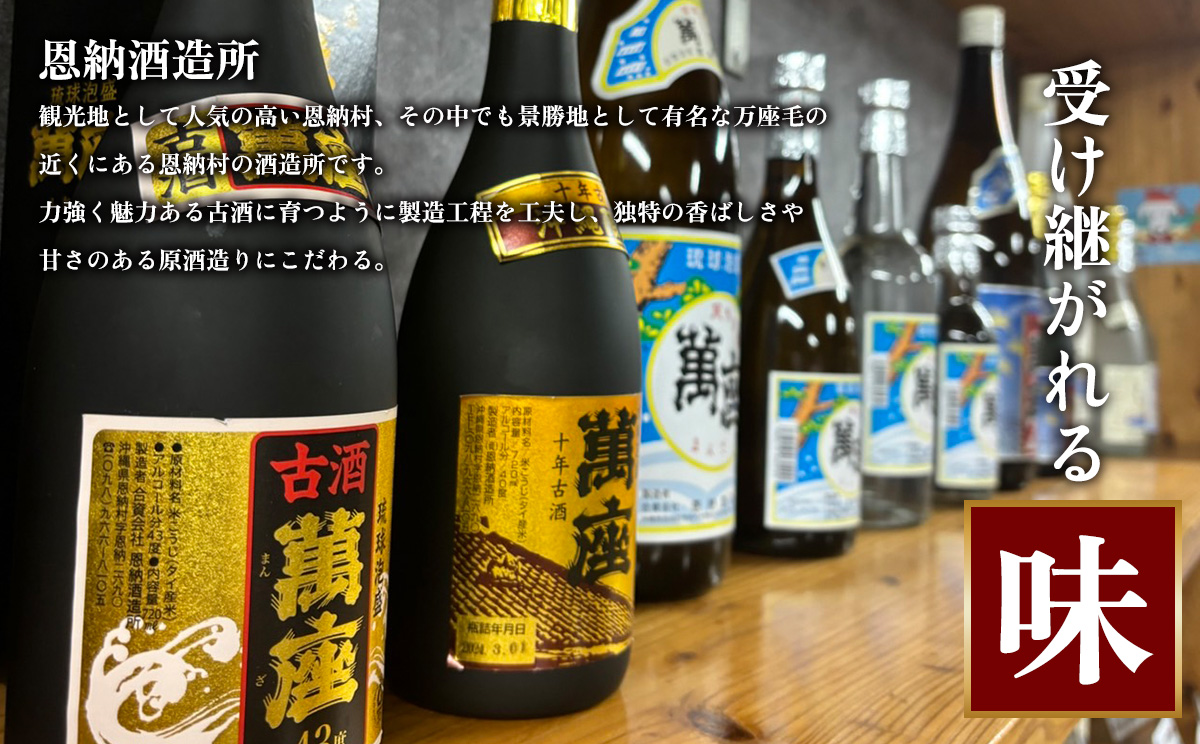 琉球泡盛「萬座」3年古酒 40度 3升壷（5400ml）
