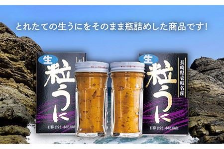 採れたて生うにセット 計120g 《壱岐市》【本尾海産】[JAR003] 20000 20000円 2万円 コダワリうに・ウニ こだわりうに・ウニ おすすめうに・ウニ おススメうに・ウニ 人気うに・ウ
