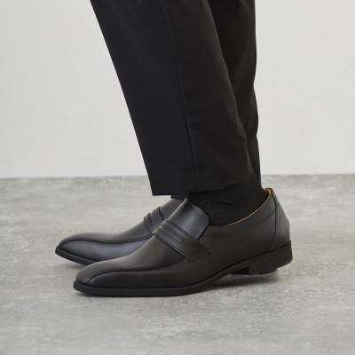 ふるさと納税 大和郡山市 セランド 27.0cm ブラック 牛革 ラクチン軽量ビジネスシューズ　スリポン(紳士靴)CE1401 |  | 03