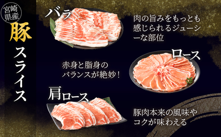 ≪定期便≫＼1か月に2回お届け!!／使いやすい‼牛＆豚のスライス肉セット【総重量4kg】 肉 牛 牛肉 おかず 国産_T030-042【人気 肉 ギフト 肉 食品 肉 すき焼き 肉 しゃぶしゃぶ 肉 