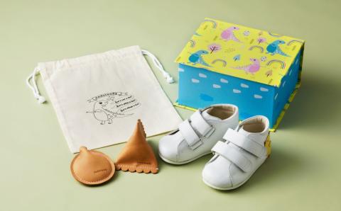 ちいくっく?〈あるく機能が目覚めるくつ〉(サイズ：12.5cm、柄：カエルさん＆おたまじゃくしちゃん) 12.5cm