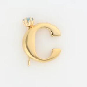 SV925 （ホワイトメッキ）イヤリングコンバーター　キュービックジルコニア付　 9000301755