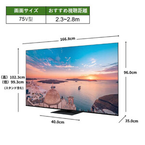 TVS REGZA【標準設置費込み】液晶テレビ REGZA(レグザ) 75V型 [4K対応 /BS・CS 4Kチューナー内蔵 /YouTube対応] 75Z670N【生活家電 日用品 人気 おすすめ 