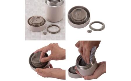 ホームコーディ　シンプルフードジャー 310mL　ブラック イオンリテール 日用品