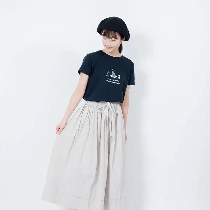 《1》【KEYMEMORY鎌倉】TIMEイラストTシャツNAVY
