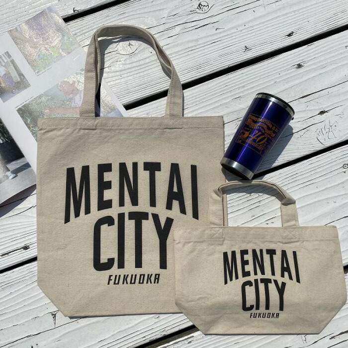 MENTAI CITY エコバッグ (ロゴ) 2個セット