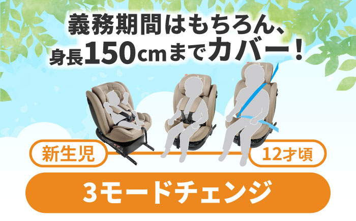 ビットターンR129 モカーキ チャイルドシート ベビーシート ISOFIX 愛西 リーマン 赤ちゃん 新生児