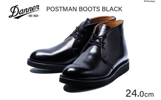 DANNER 紳士靴 ポストマンブーツ ブラック【24.0cm】 [STUMPTOWN渋谷店 石川県 志賀町 CG4023-1] 靴 シューズ 革靴 レザーシューズ ブーツカット 紳士用 メンズ メンズ用