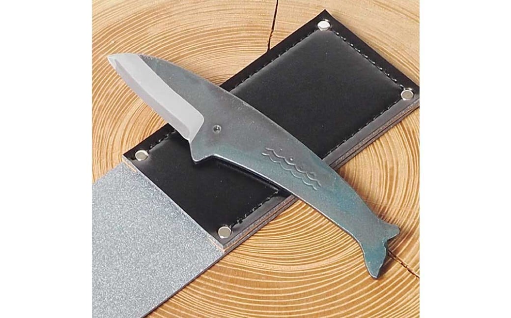 ミニナイフ くじらナイフ ナガスクジラ ケース付き