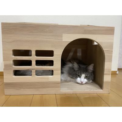 ふるさと納税 愛西市 ペット用　木製ハウス(大)(組立不要) |  | 03