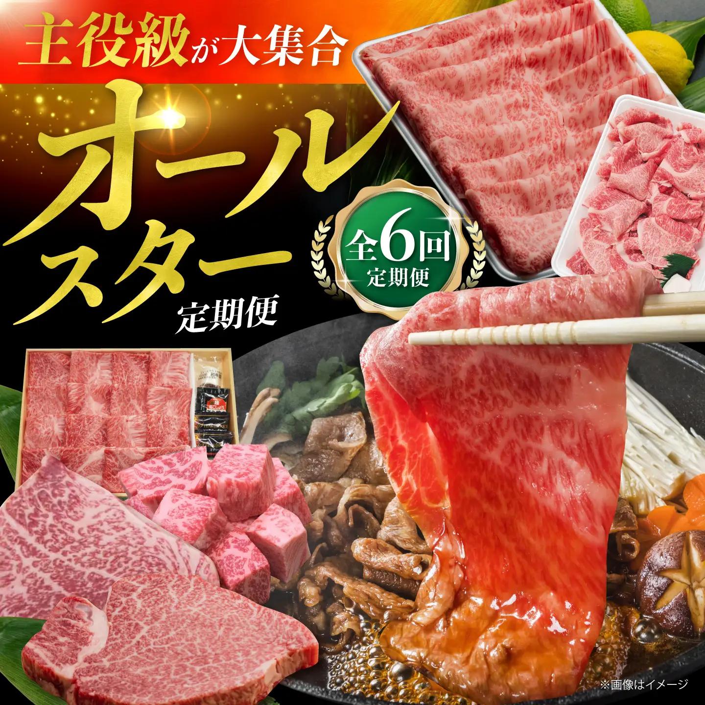 【全6回】人気返礼品が毎月届く！オールスター定期便 A5ランク 人気返礼品 [NA113]