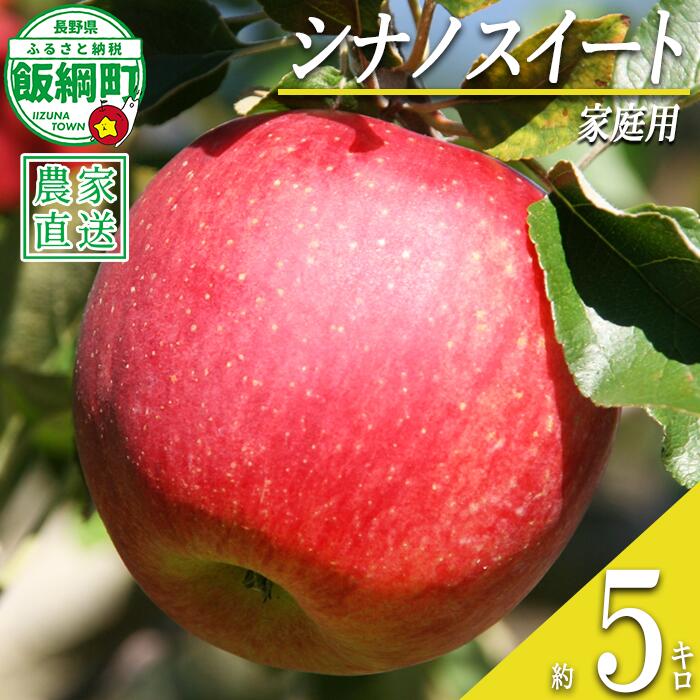 【ふるさと納税】 りんご シナノスイート 家庭用 5kg 丸山功農園 沖縄県への配送不可 令和8年度収穫分 長野県 飯綱町 〔 信州 果物 フルーツ リンゴ 林檎 長野 14000円 予約 農家直送 〕発送時期：2026年10月上旬〜2026年11月上旬 {**}