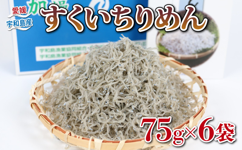 
ちりめん すくいちりめん 75g×6袋 計450g 愛媛県漁業協同組合宇和島支所 じゃこ ちりめんじゃこ しらす しらす干し ちりめん干し 冷蔵 人気 おつまみ 加工品 水産品 ふりかけ 弁当 おにぎり 天日干し カタクチイワシ イワシ 高級 数量限定 産地直送 国産 愛媛 宇和島 D018-027003
