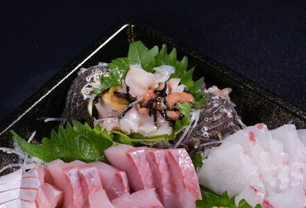 刺身 盛り合わせ 「旬のお刺身盛合せ」冷蔵 刺盛 地魚 2人前 仙崎 新鮮 配達不可エリア有り 新潟 東北 北海道 沖縄 配達不可 配送日時指定必須  (1178)