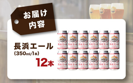 長濱浪漫ビール　長浜エール　12本セット　滋賀県長浜市/長浜浪漫ビール株式会社[AQBX102]