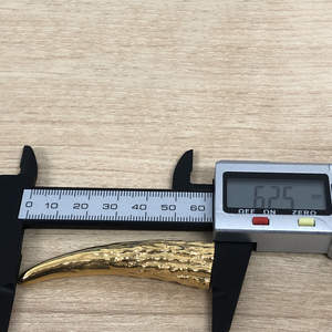 鹿の角のフィギュア(小)　置物　オブジェ　インテリア　24金　K24