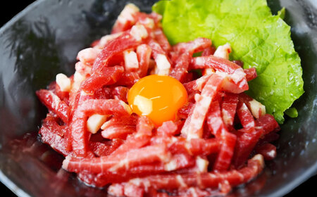馬刺しユッケ 3人前 計約150g(約50g×3パック) 熊本直送【株式会社 Foody’s】[AYAT013]
