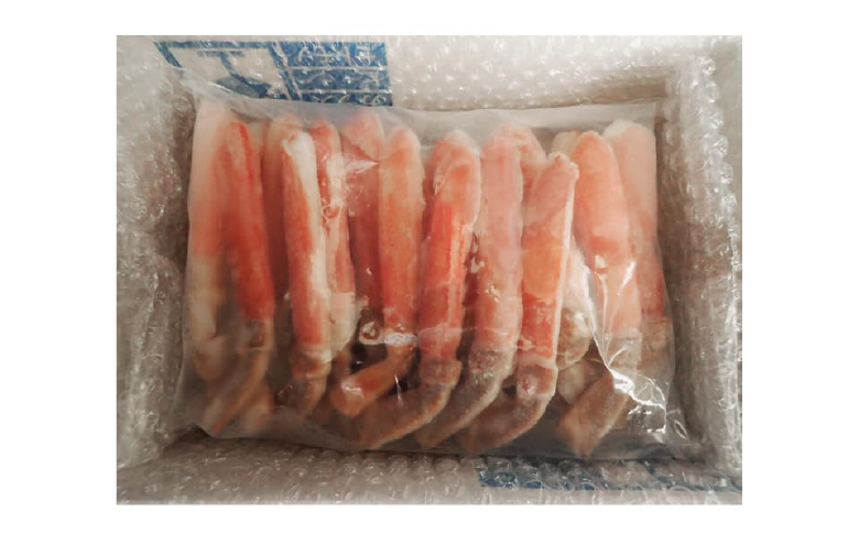 根室海鮮市場＜直送＞お刺身OK！生本ずわいがに棒肉ポーション300～400g(9～16本) A-28225