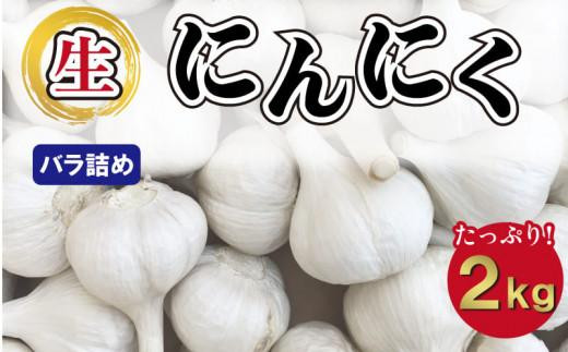 
                  【5月上旬頃～発送】にんにく 国産 香り際立つ 生にんにく 2kg (バラ詰め）
                