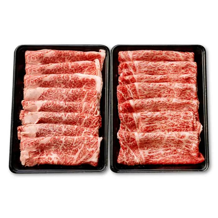 【しまね和牛】肩ローススライス500ｇ、モモスライス500ｇ【 ロース モモ しまね和牛 牛肉 和牛 ろーす もも ローススライス ろーすすらいす モモスライス ももすらいす 贅沢 お祝い 贈り物 プ