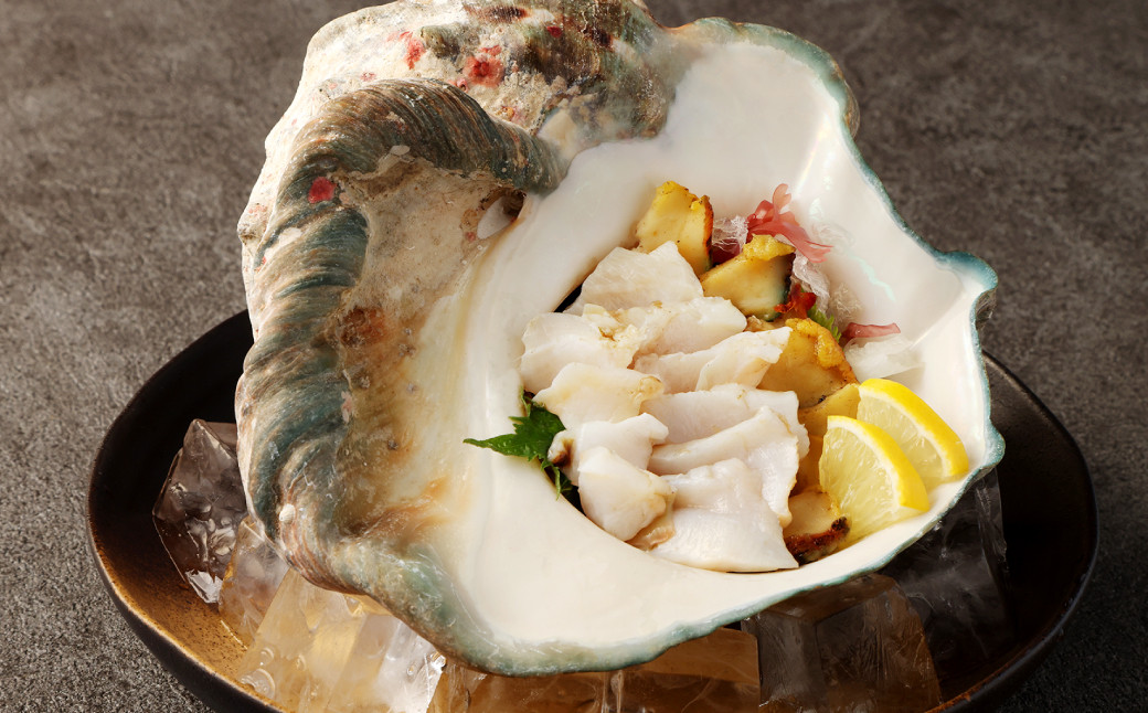 徳之島 天城町 夜光貝（ヤコウガイ）刺身用 真空冷凍 400g(200g×2) カット済み