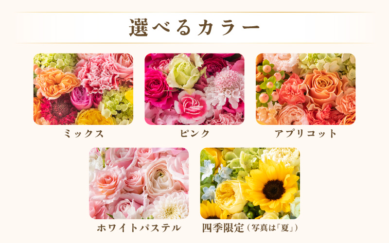 気分を変える花ギフト-Euro-(花束・四季限定アイテム） [aw062-c003_10]