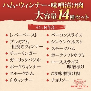 【価格改定予定】ハム ウィンナーIFFA金賞 14品 セット おつまみ ワイン お中元 贈答用 ギフト用