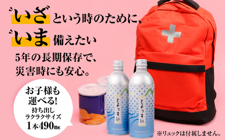 とよっすい 災害備蓄飲料水 490ml×24本