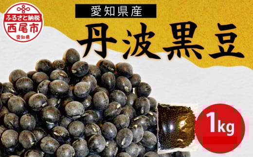 愛知県産＜丹波黒豆＞令和6年産　1kg・K240-9