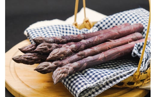 【先行予約：2026年5月中旬頃～順次出荷】遠別産アスパラ（紫）（約800g）（L～2Lサイズ混合）