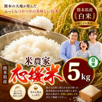 ふるさと納税 玉名市 【令和7年産】 暮らし生活 米農家 応援米(白米) 5kg