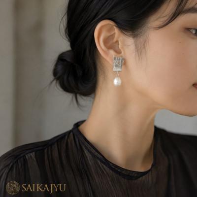 ふるさと納税 川口市 淡水パールピアス「永遠」シルバー |  | 01